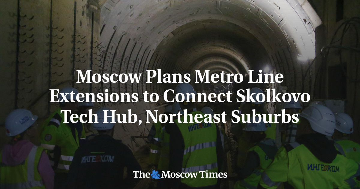Moscow Plans Metro Line Extensions to Connect Skolkovo Tech Hub, Northeast Suburbs