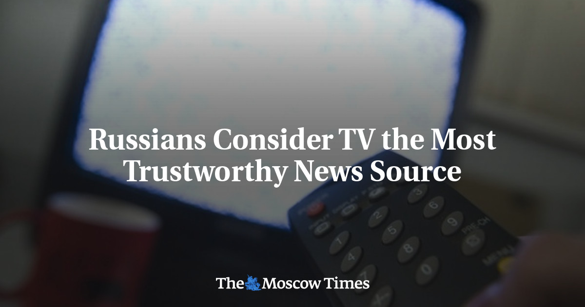 Russians Consider Tv The Most Trustworthy News Source