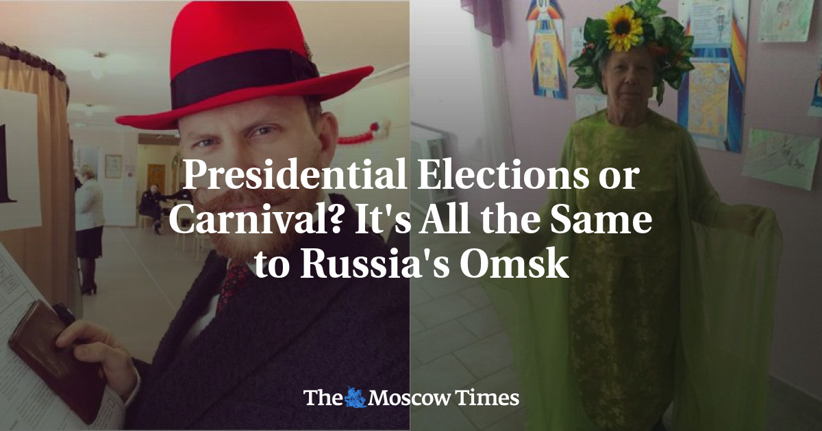 Pemilihan presiden atau karnaval?  Semuanya sama untuk Omsk Rusia