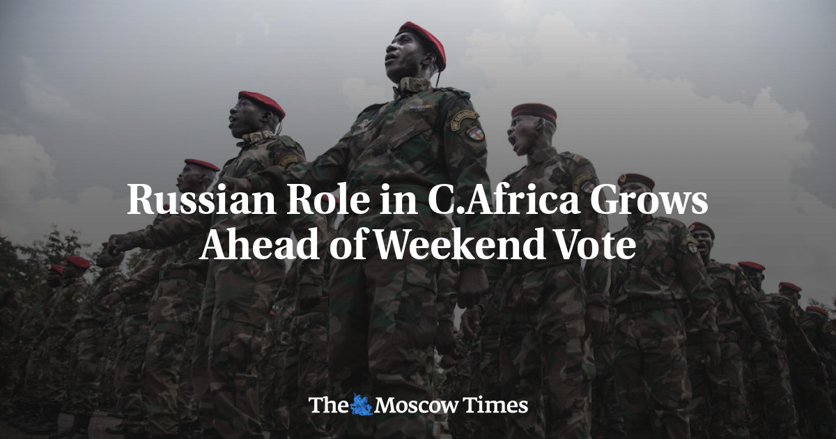 Peran Rusia di C.Afrika tumbuh menjelang pemungutan suara akhir pekan