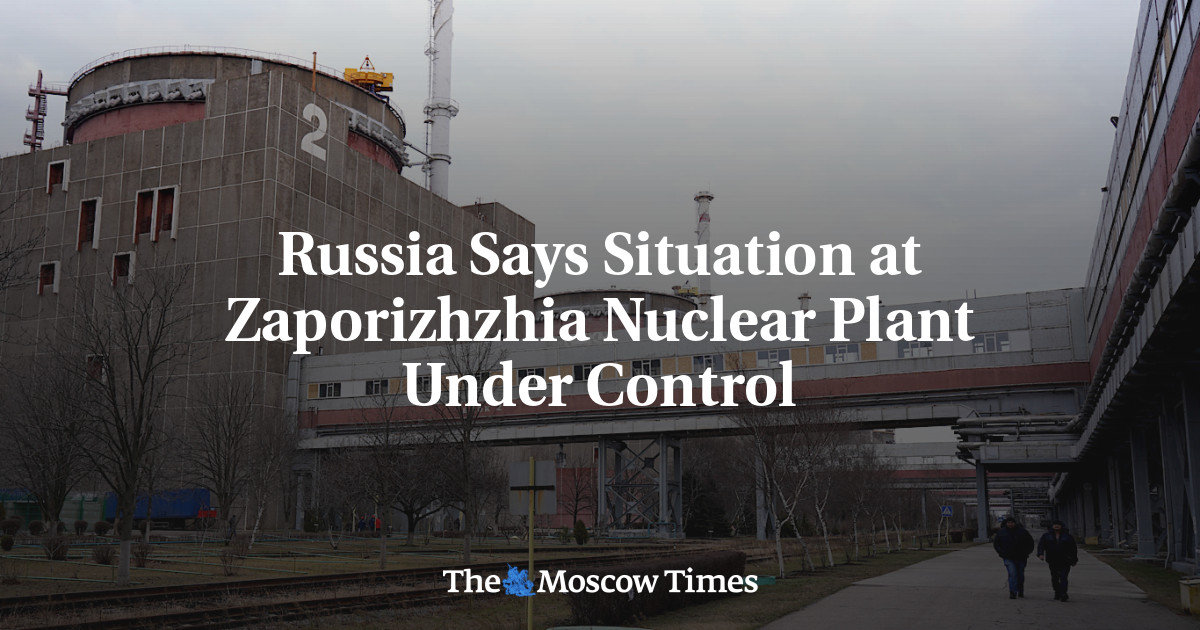Russia Says Situation at Zaporizhzhia Nuclear Plant Under Control