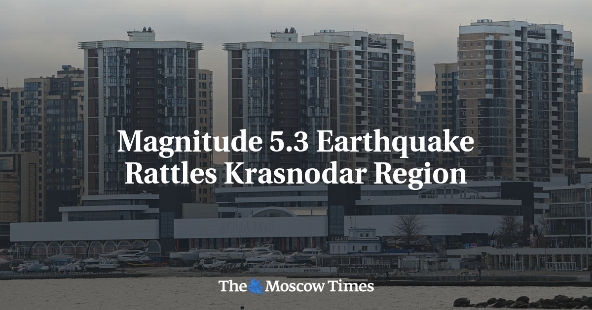 Magnitude 5.3 Earthquake Rattles Krasnodar Region
