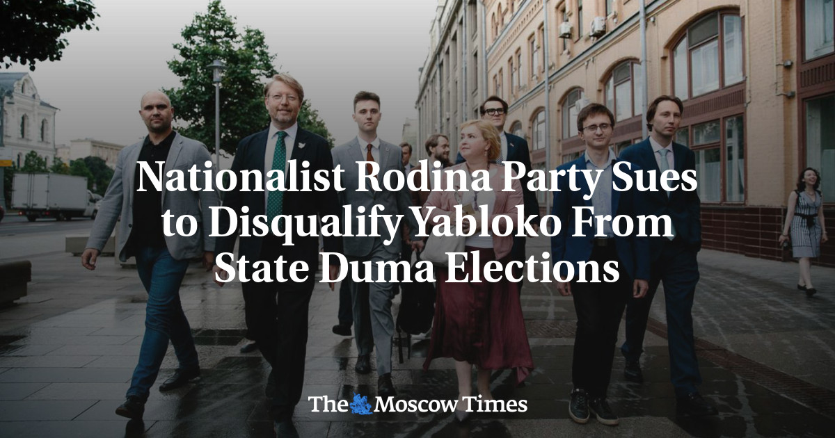 Nationalist Rodina Party Sues to Disqualify Yabloko From State Duma Elections