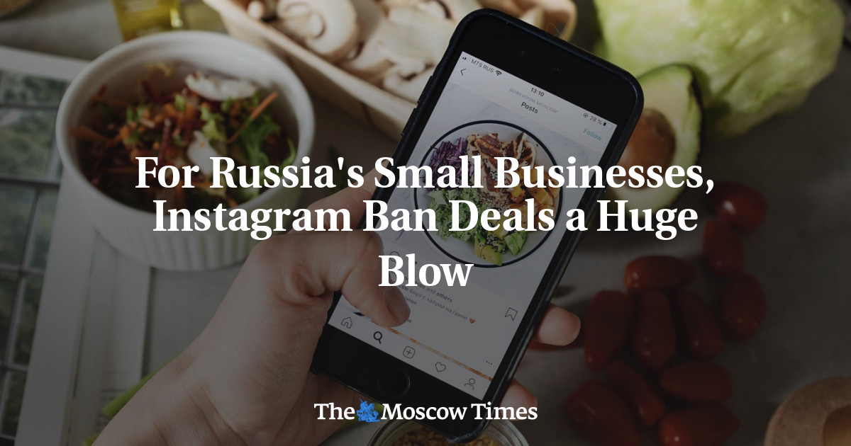 Untuk bisnis kecil Rusia, larangan Instagram merupakan pukulan besar