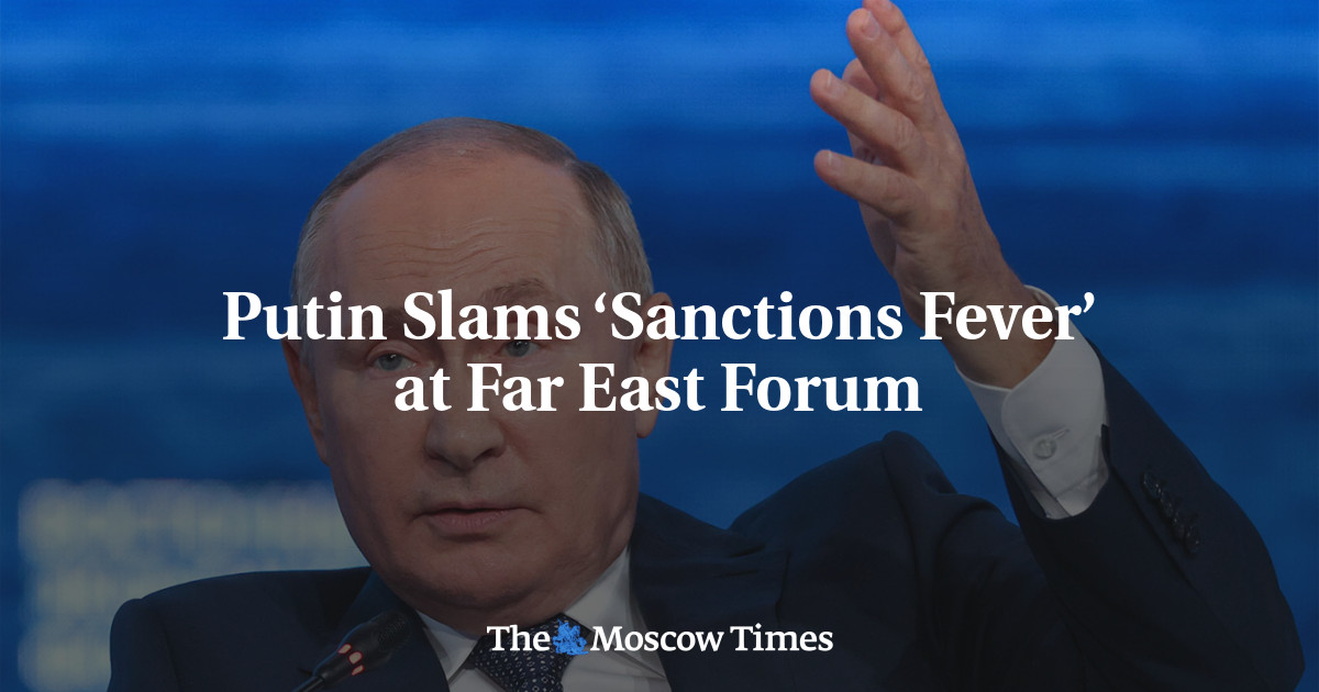 Путин обвинил Дальневосточный форум в «санкционной лихорадке»