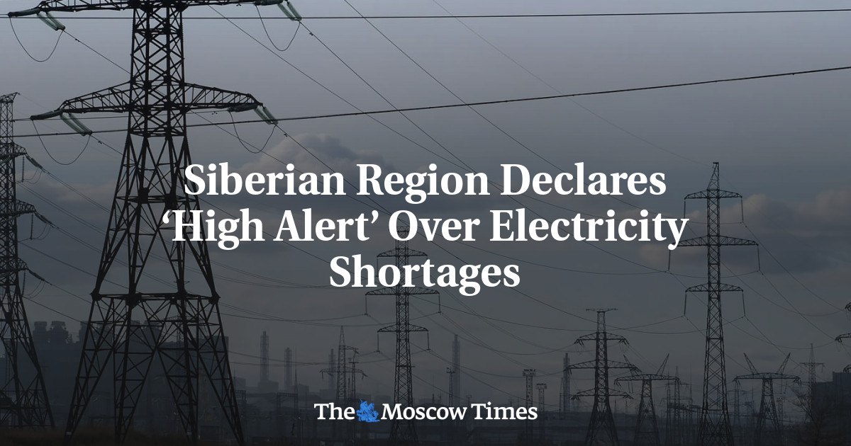 Siberian Region Declares ‘High Alert’ Over Electricity Shortages