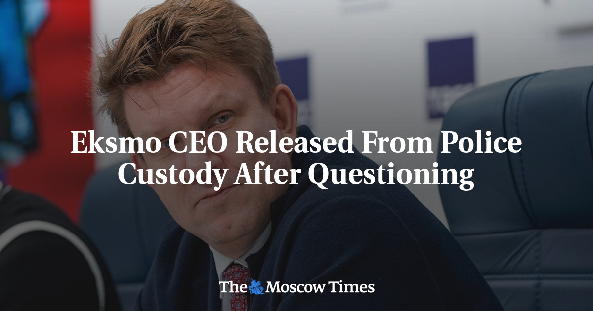 Eksmo CEO Released From Police Custody After Questioning