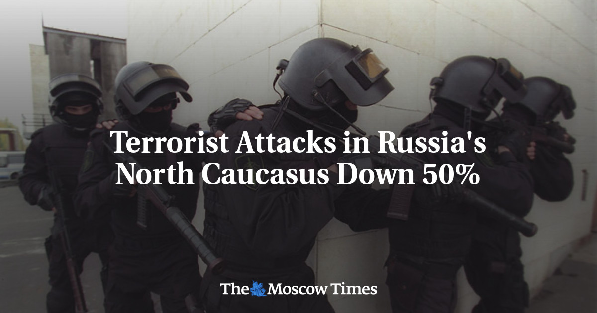 Terrorist Attacks in Russia's North Caucasus Down 50%