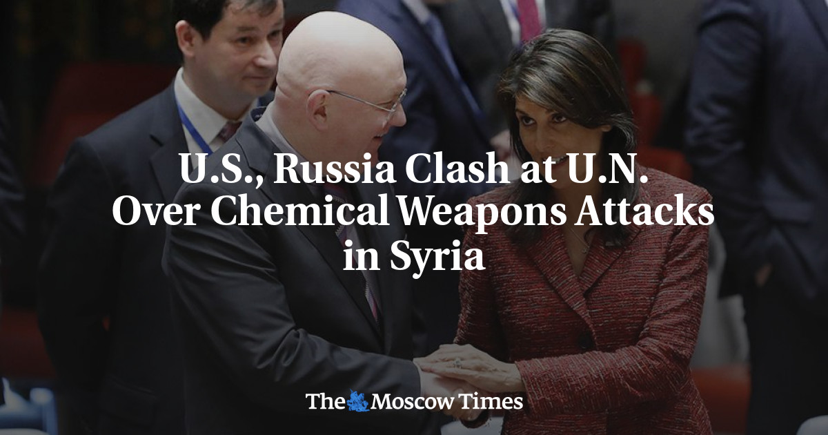 AS, Rusia bentrok di PBB karena serangan senjata kimia di Suriah