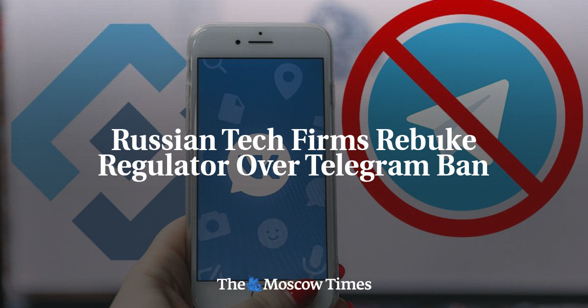 Perusahaan teknologi Rusia menegur regulator atas larangan Telegram