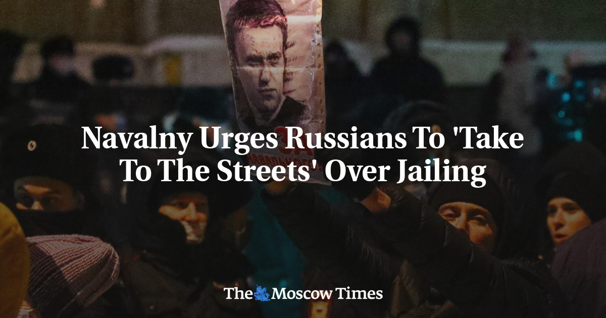 Navalny mendesak Rusia untuk ‘turun ke jalan’ atas hukuman penjara
