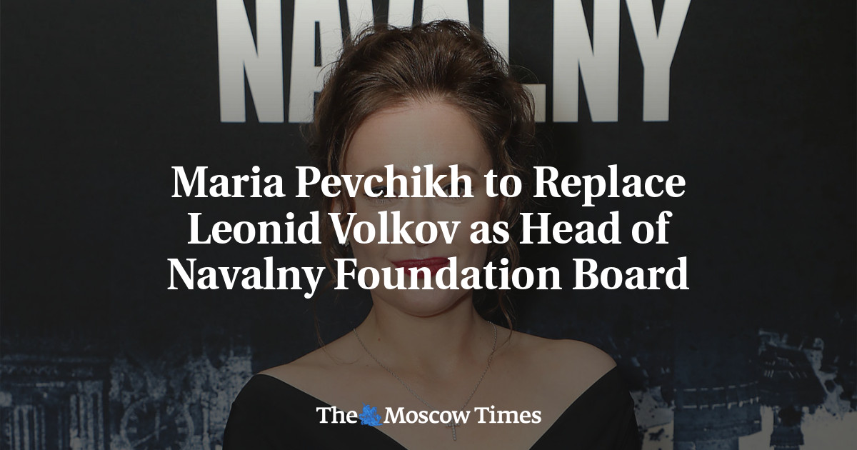 Maria Pevchikh to Replace Leonid Volkov as Head of Navalny Foundation Board - The Moscow Times