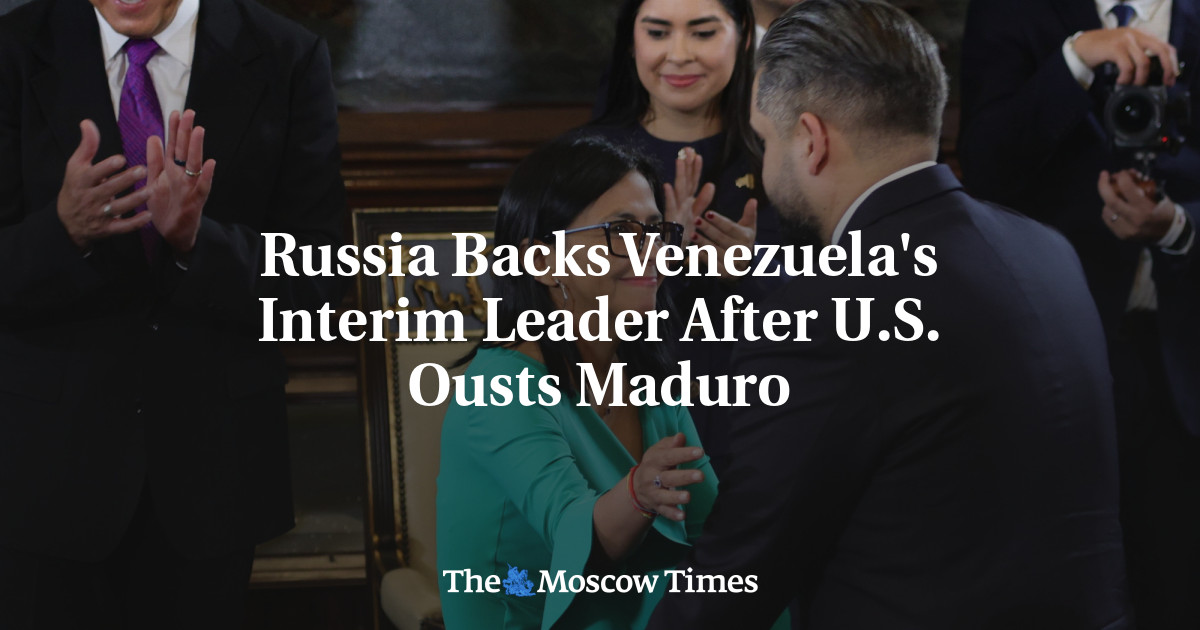 Russia Backs Venezuela's Interim Leader After U.S. Ousts Maduro