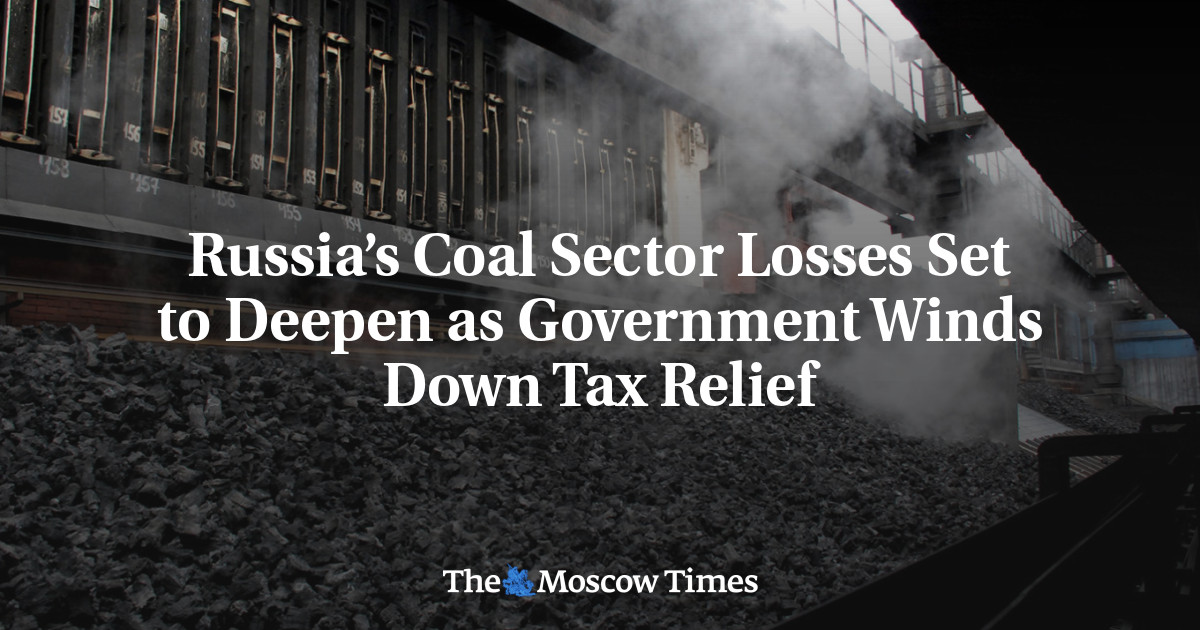 Russia’s Coal Sector Losses Set to Deepen as Government Winds Down Tax Relief