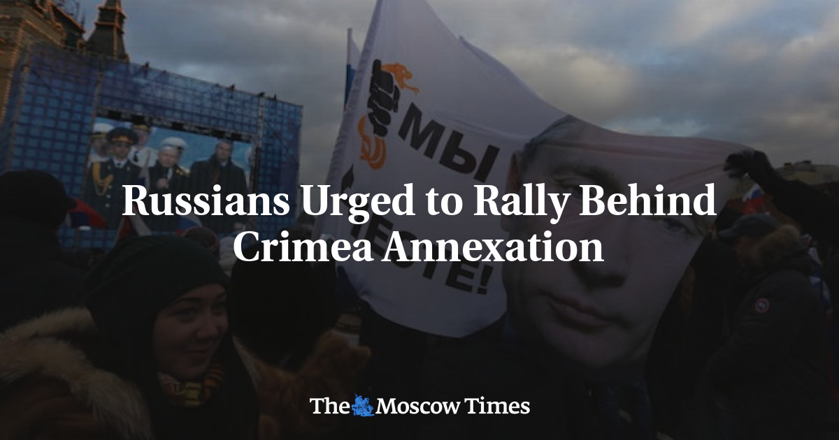 Rusia didorong untuk bersatu di belakang aneksasi Krimea