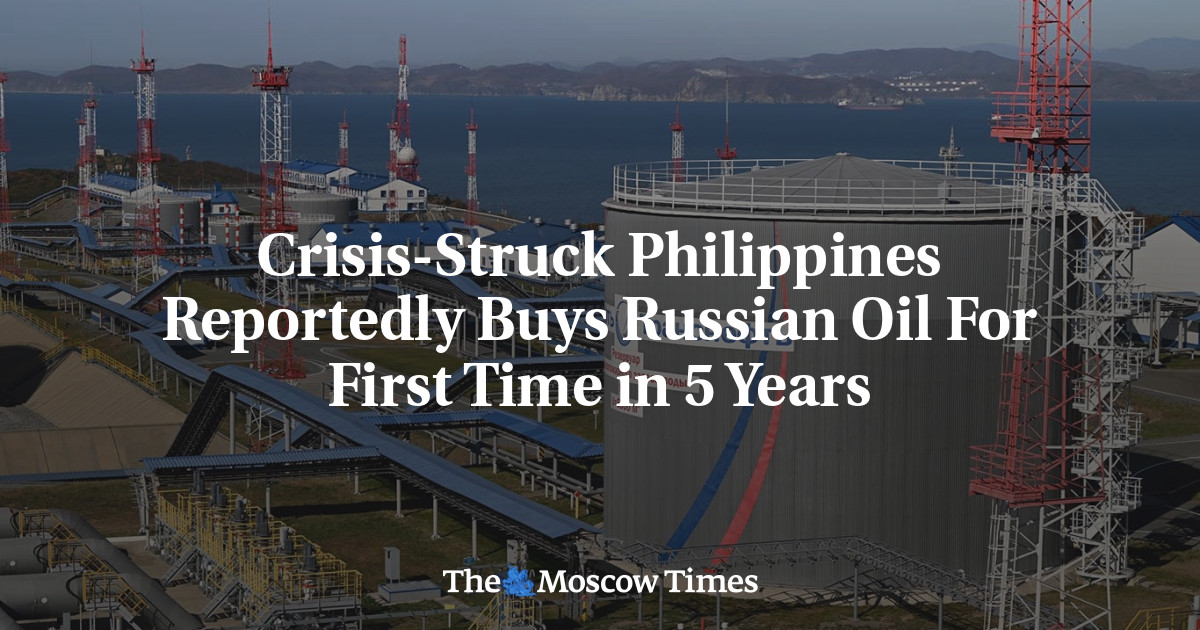 Crisis-Struck Philippines Reportedly Buys Russian Oil For First Time in 5 Years