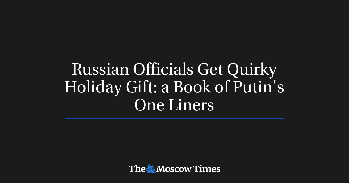 Sebuah Buku One Liners Putin