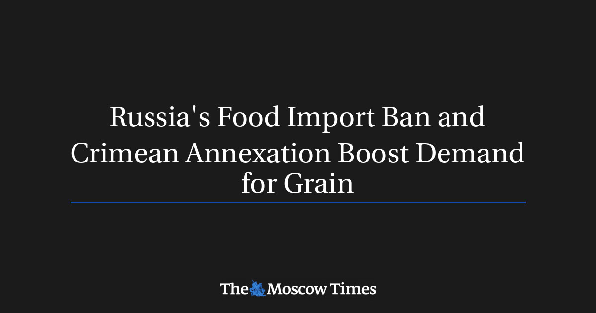 Larangan impor pangan oleh Rusia dan aneksasi Krimea meningkatkan permintaan gandum