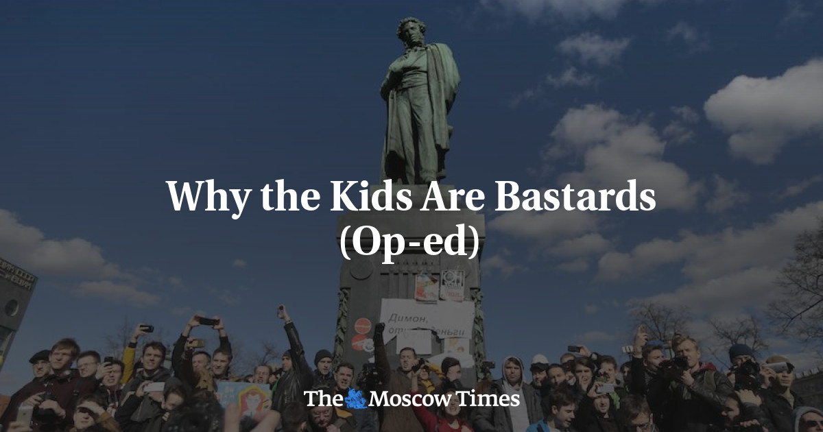 Why the Kids Are Bastards (Oped)