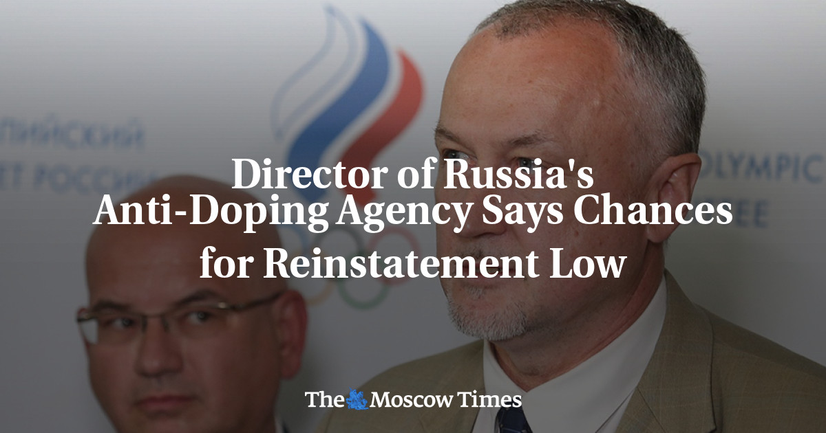 Direktur Badan Anti-Doping Rusia mengatakan peluang untuk diterima kembali sangatlah kecil