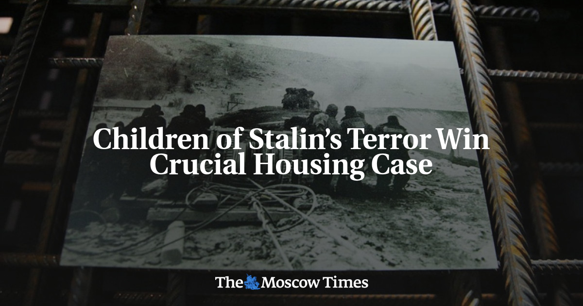 Anak-anak teror Stalin memenangkan kasus perumahan yang penting