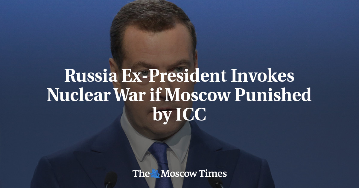 Бывший президент России призывает к ядерной войне, если МУС накажет Москву