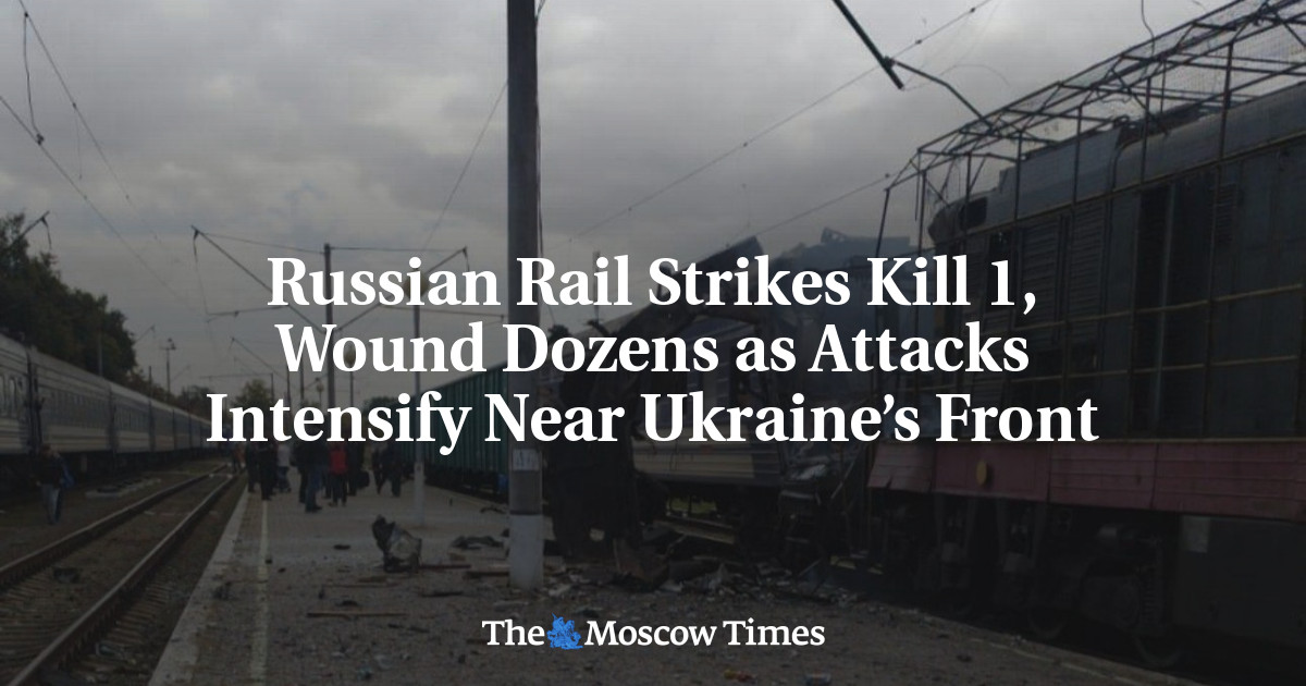 Russian Strike on Ukraine Train Station Wounds at Least 30, Zelensky Says