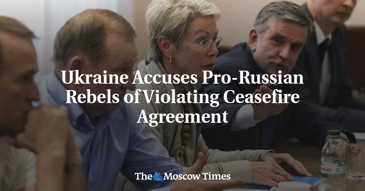 Ukraina menuduh pemberontak pro-Rusia melanggar perjanjian gencatan senjata