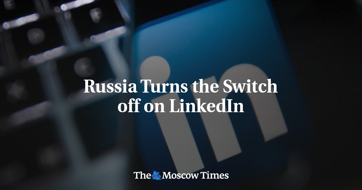 Rusia mematikan tombol di LinkedIn