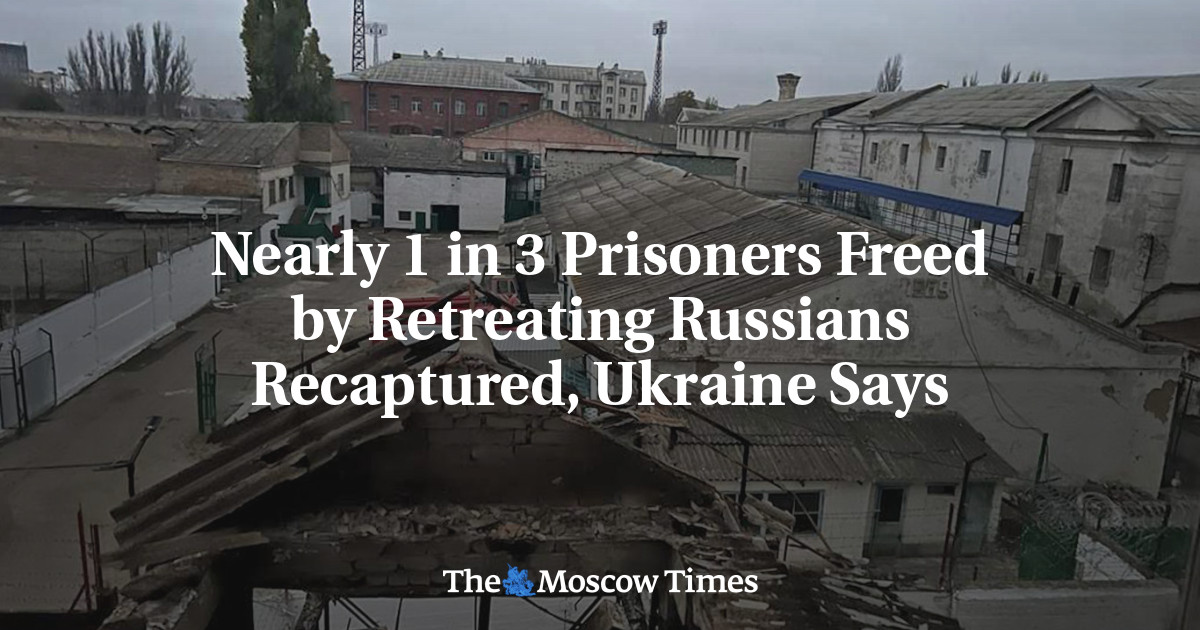 Die Ukraine sagt, fast jeder dritte Gefangene, der von zurückweichenden Russen freigelassen wird, wird zurückerobert