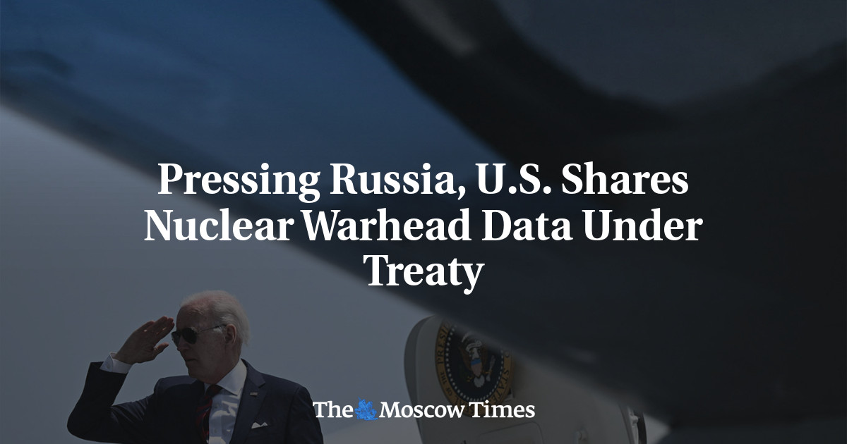 Menekan Rusia dan AS berbagi data hulu ledak nuklir berdasarkan perjanjian