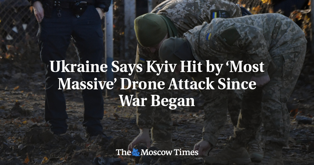 Ukraine Says Kyiv Hit by ‘Most Massive’ Drone Attack Since War Began