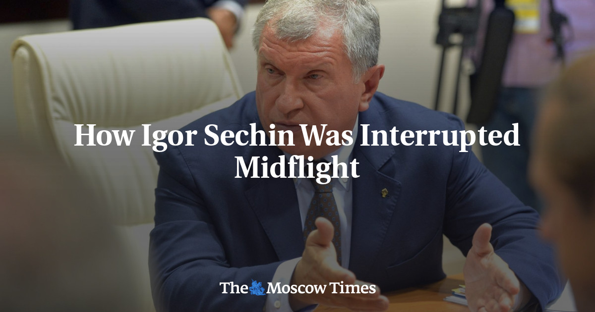Bagaimana Igor Sechin Terganggu di Tengah Penerbangan