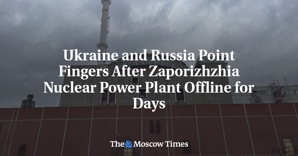 Ukraine and Russia Point Fingers After Zaporizhzhia Nuclear Power Plant Offline for Days