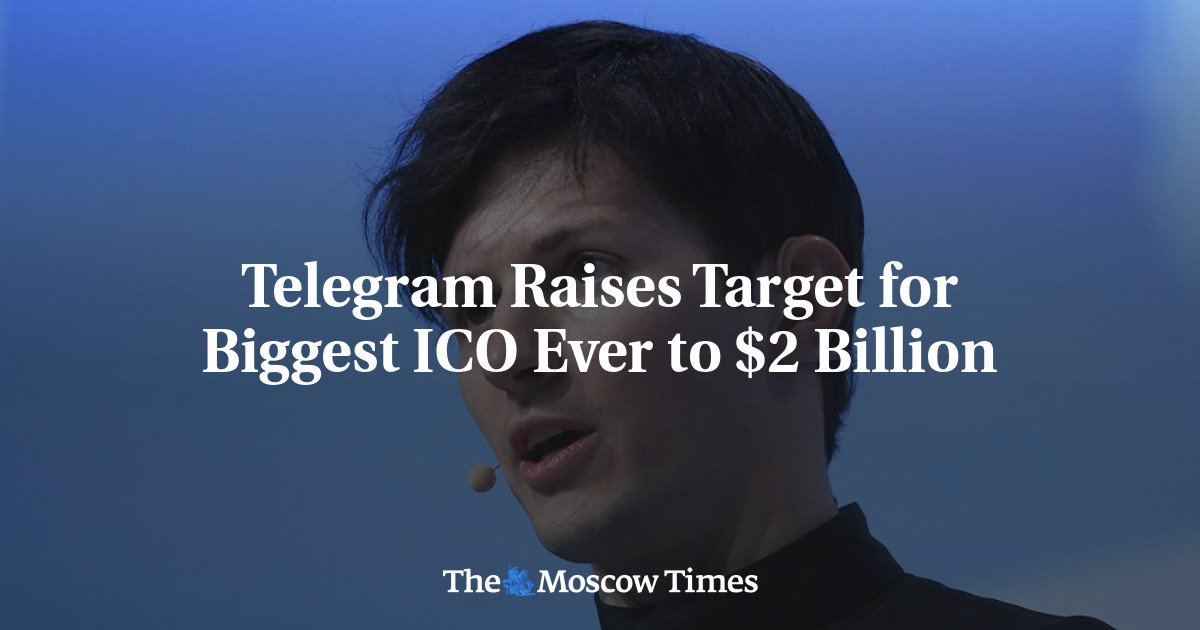 Telegram Menaikkan Target untuk ICO Terbesar yang Pernah Ada menjadi  Miliar