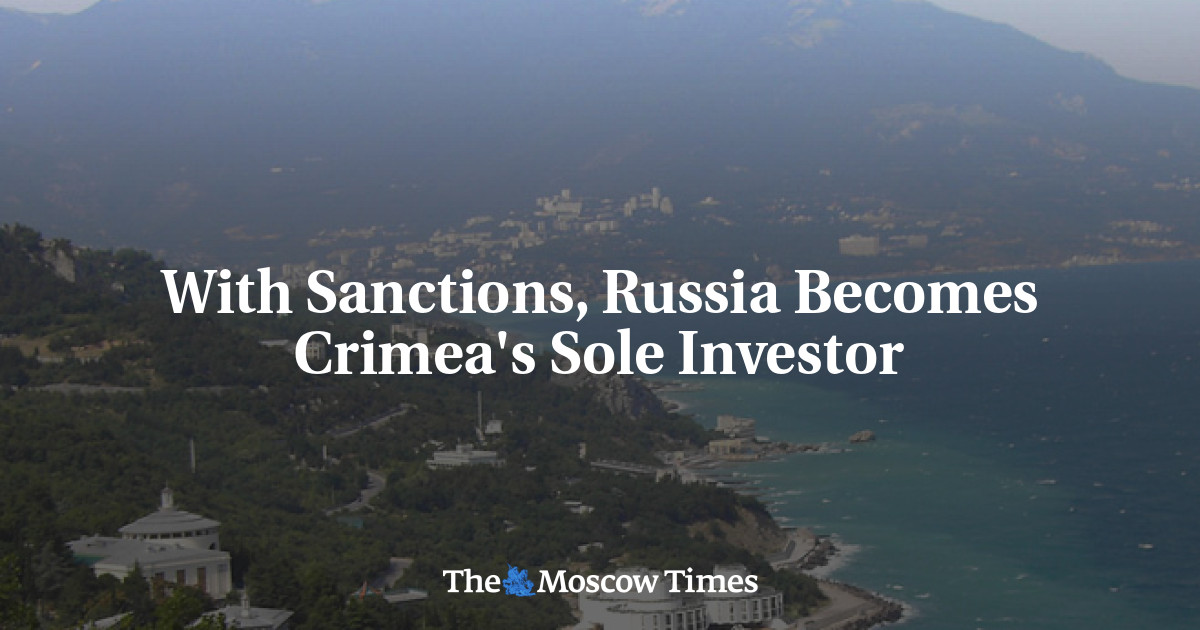 Dengan sanksi, Rusia menjadi satu-satunya investor Krimea