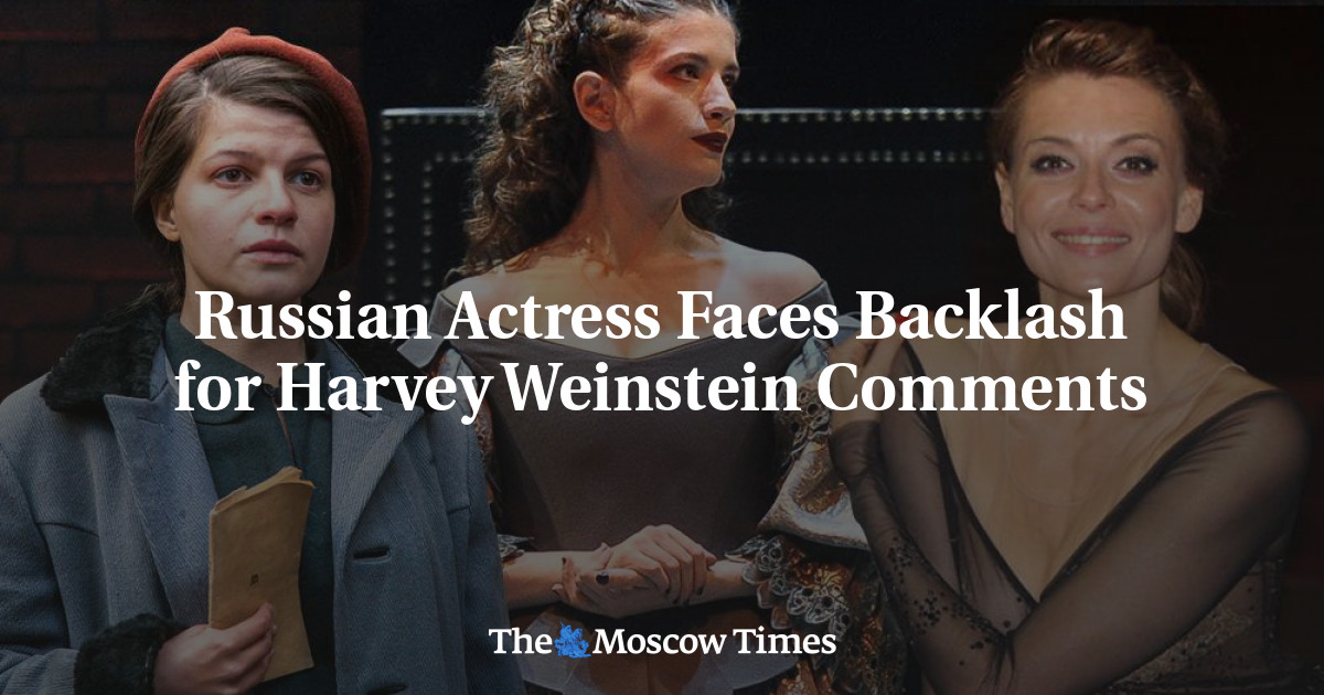 Aktris Rusia menghadapi reaksi keras atas komentarnya tentang Harvey Weinstein
