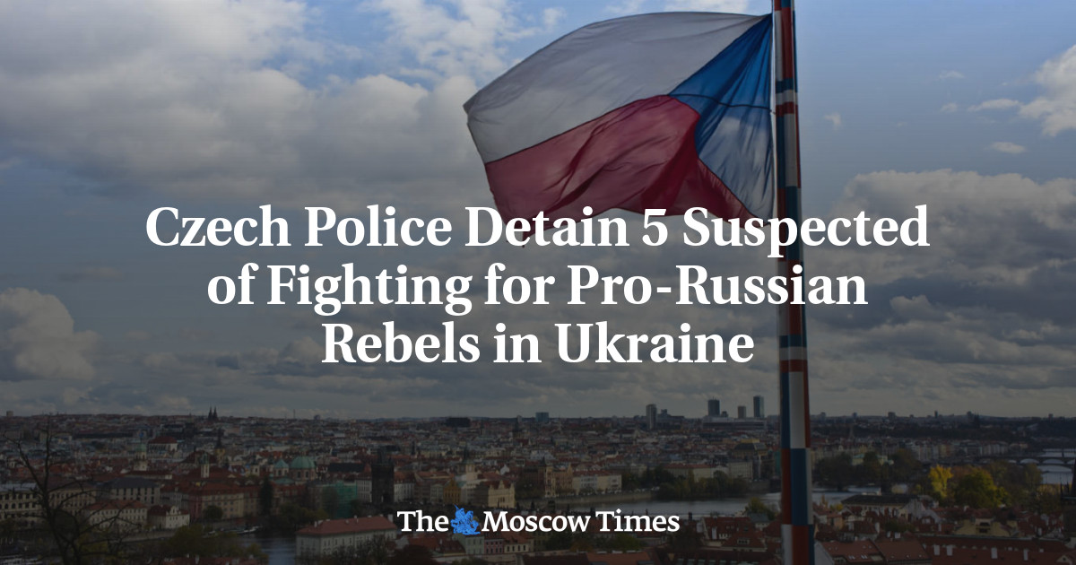 Polisi Ceko menahan 5 tersangka pejuang pemberontak pro-Rusia di Ukraina
