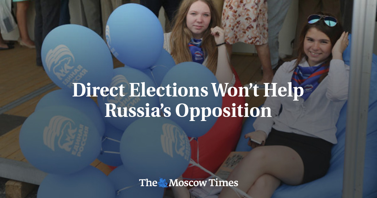Pemilihan umum langsung tidak akan membantu oposisi Rusia