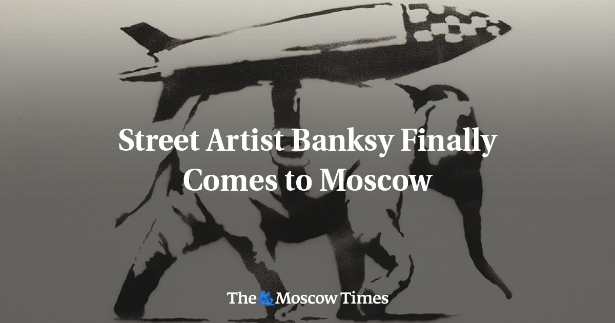 Seniman jalanan Banksy akhirnya datang ke Moskow