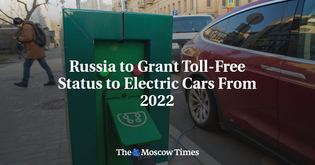 Rusia memberikan status bebas pulsa untuk mobil listrik mulai 2022