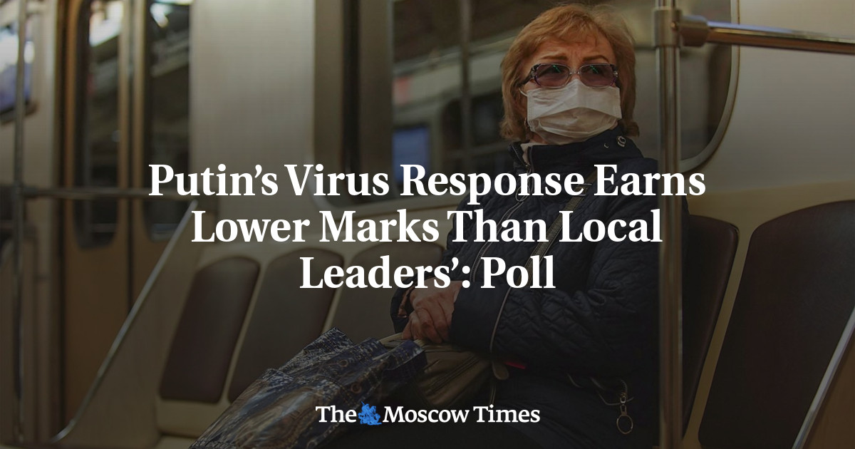 Tanggapan virus Putin mendapat nilai lebih rendah daripada para pemimpin lokal: jajak pendapat