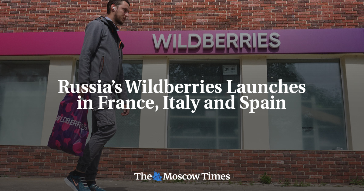 Moscow, Russia. 15th Mar, 2023. A Wildberries logo seen in one of
