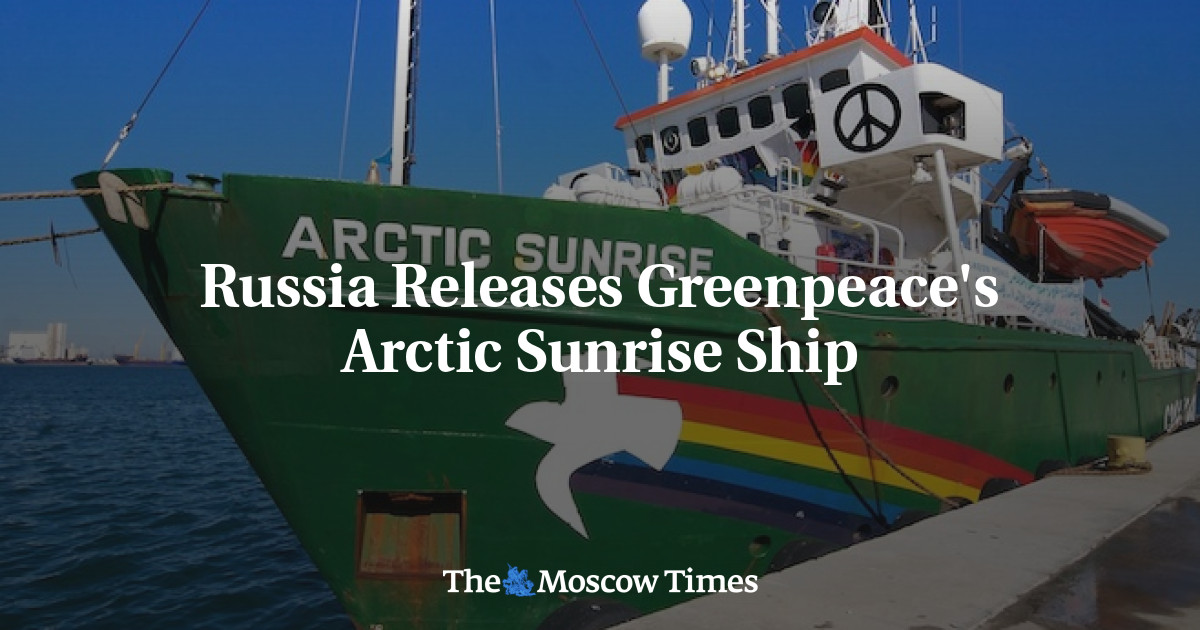 Russia Releases Greenpeace's Arctic Sunrise Ship