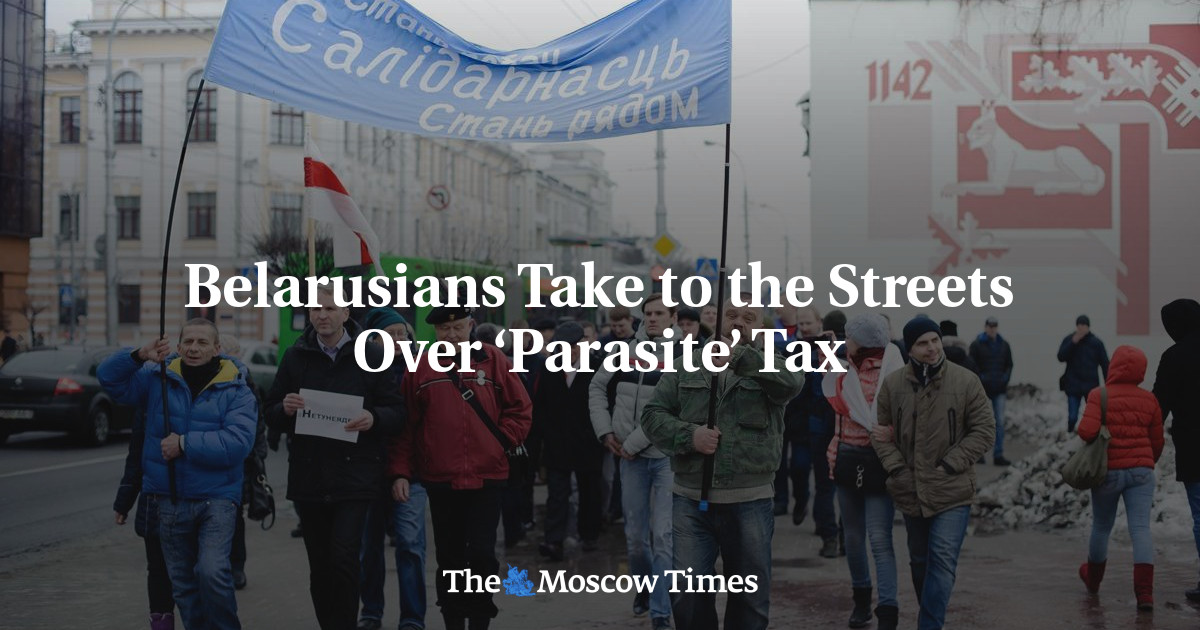 Belarusia turun ke jalan karena pajak ‘Parasite’