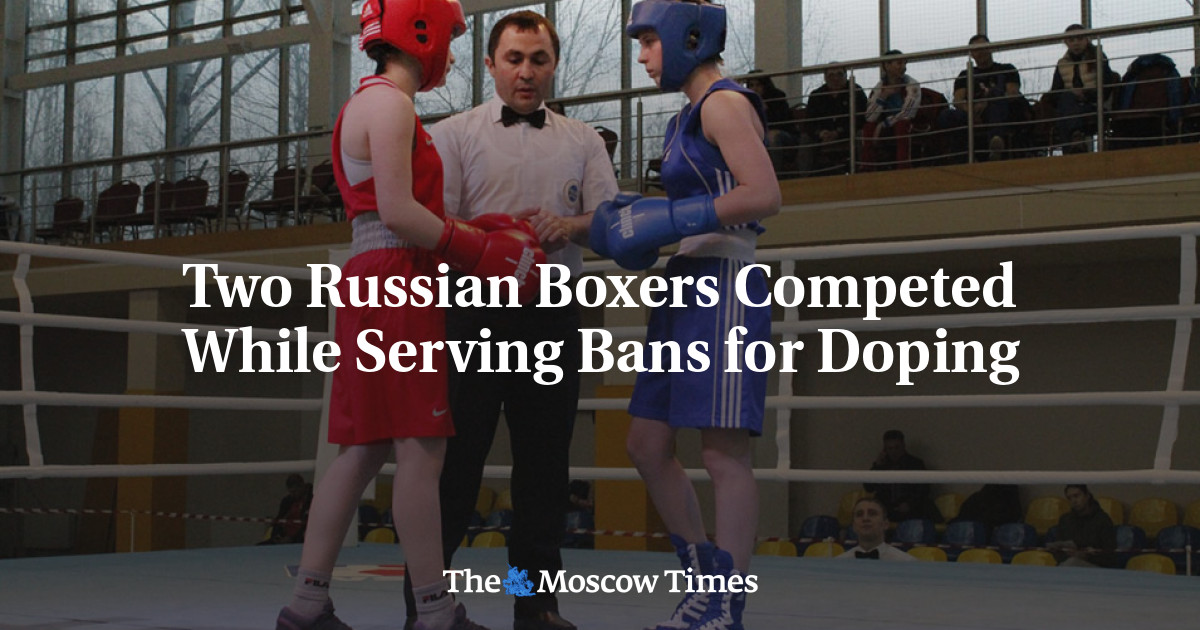 Dua petinju Rusia berkompetisi sambil melayani larangan narkoba