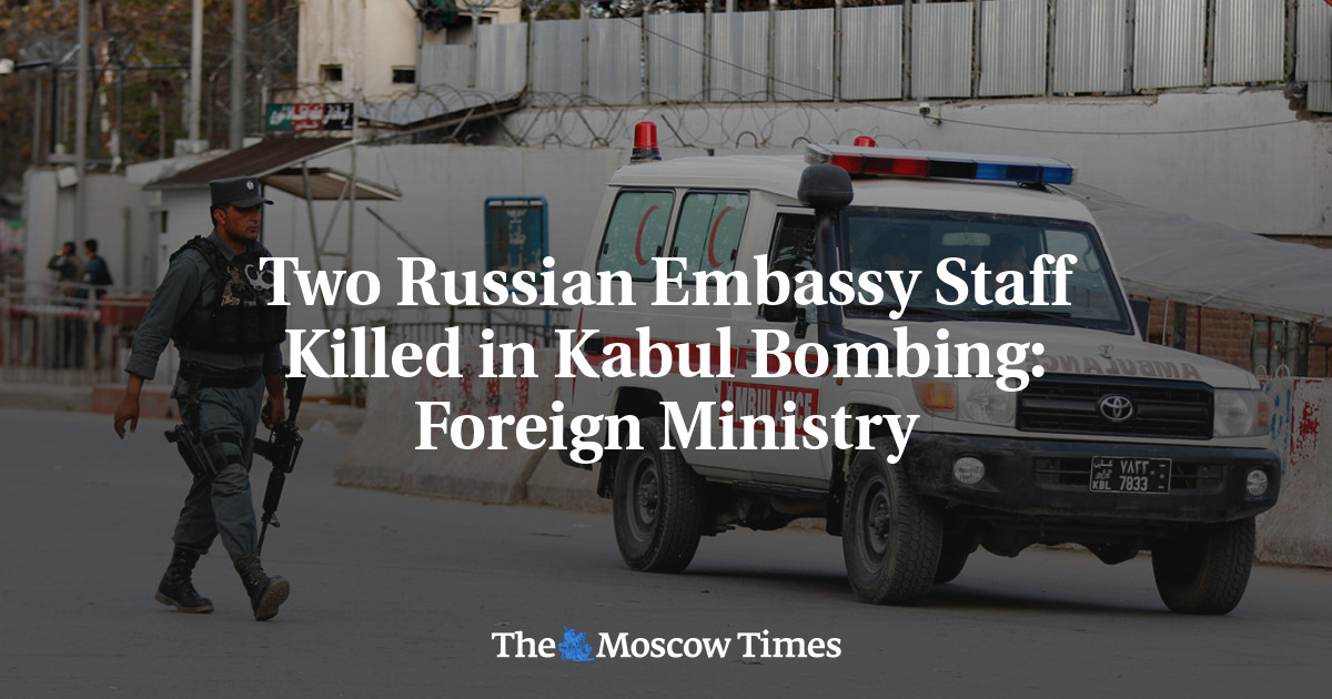 Двое сотрудников российского посольства погибли при взрыве в Кабуле: МИД