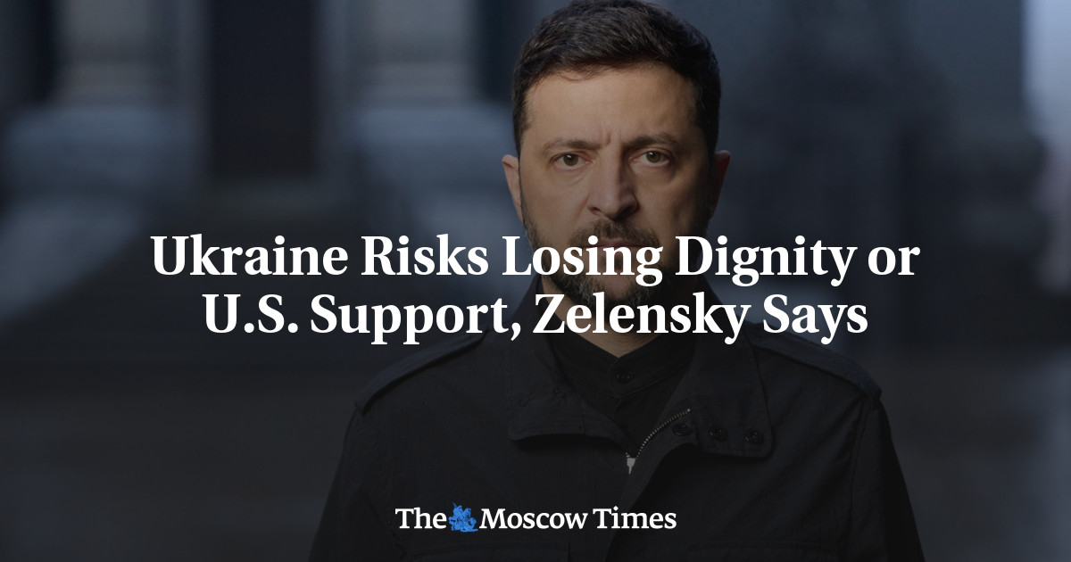 Ukraine Risks Losing Dignity or U.S. Support, Zelensky Says