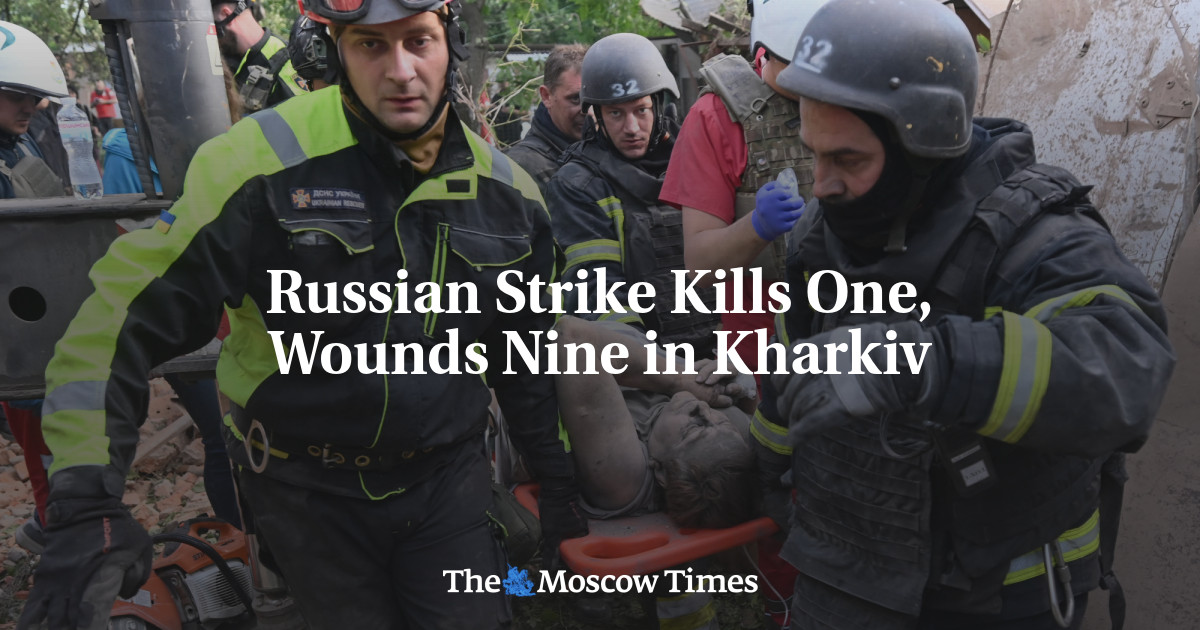 Russian Strike Kills One, Wounds Nine in Kharkiv