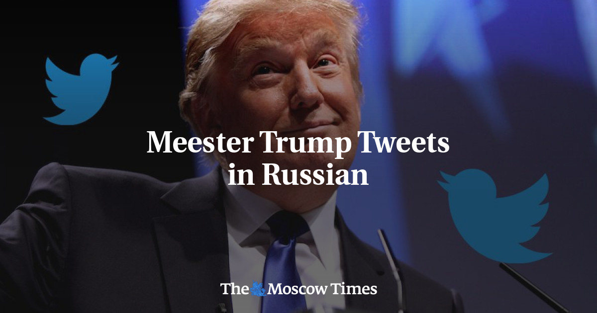Kuasai Tweet Trump dalam bahasa Rusia